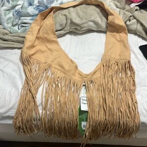 Farm Rio Sand Cross Front Top